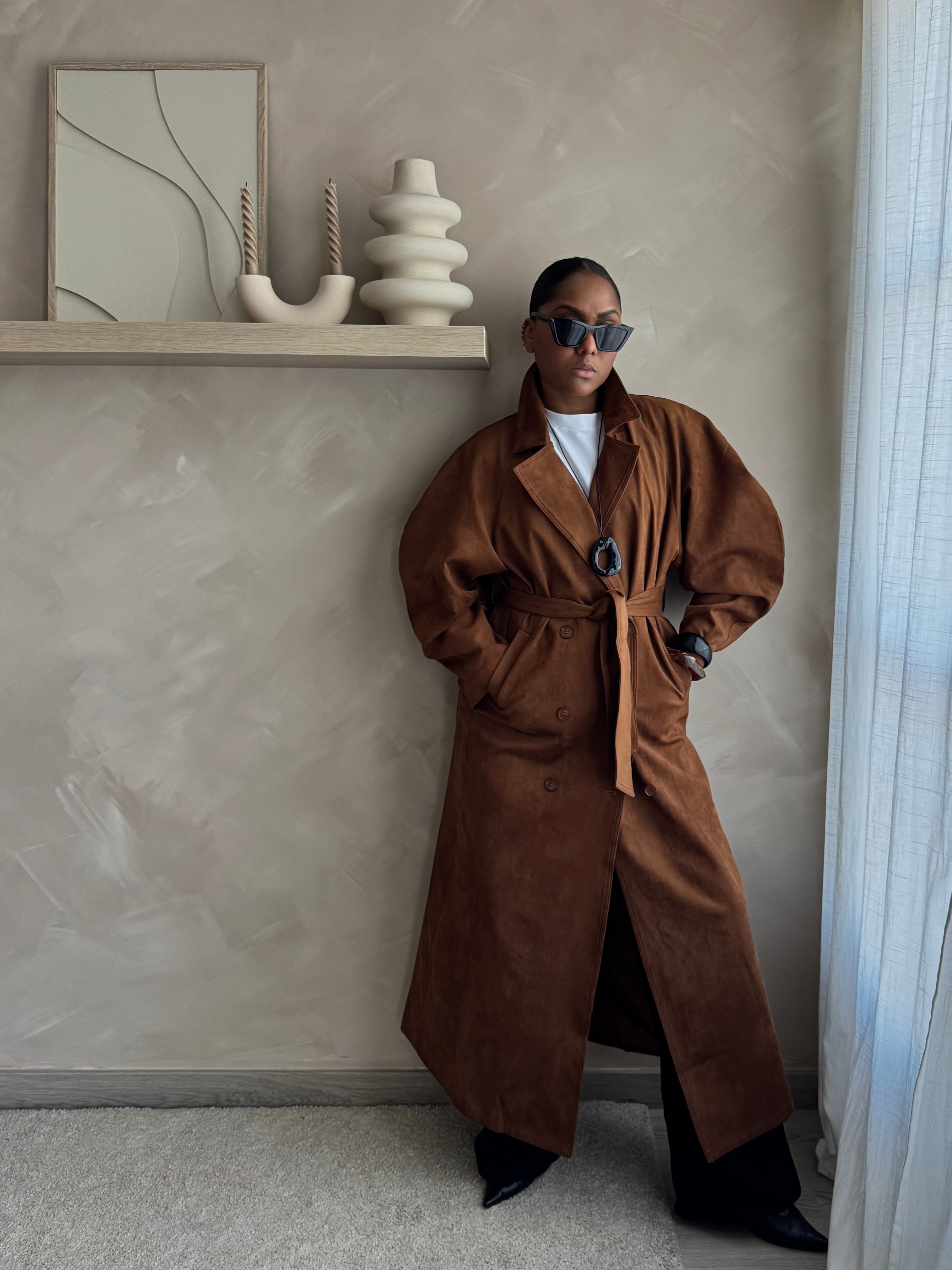 Trench coat CLOUD - CINNAMON