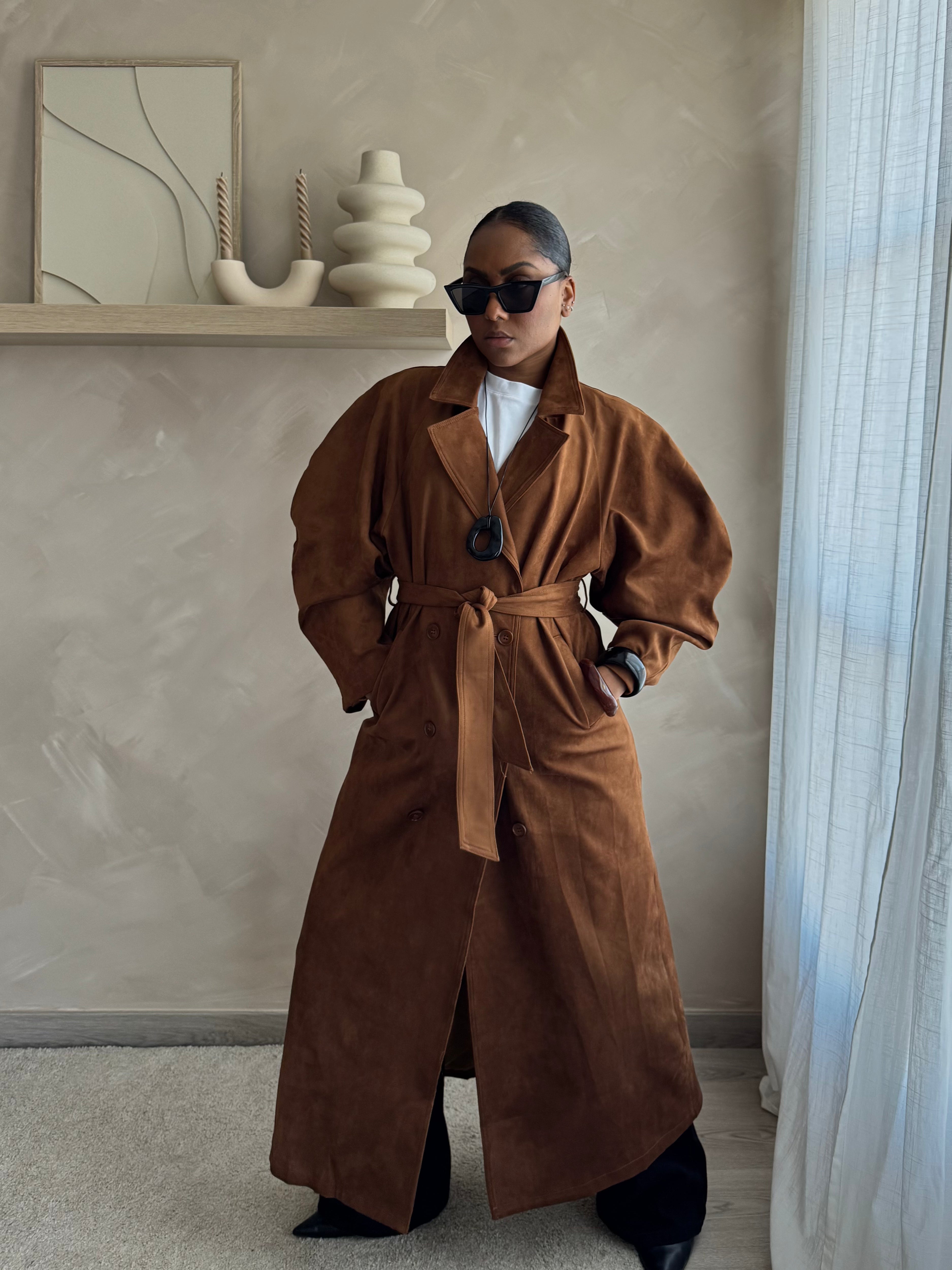Trench coat CLOUD - CINNAMON