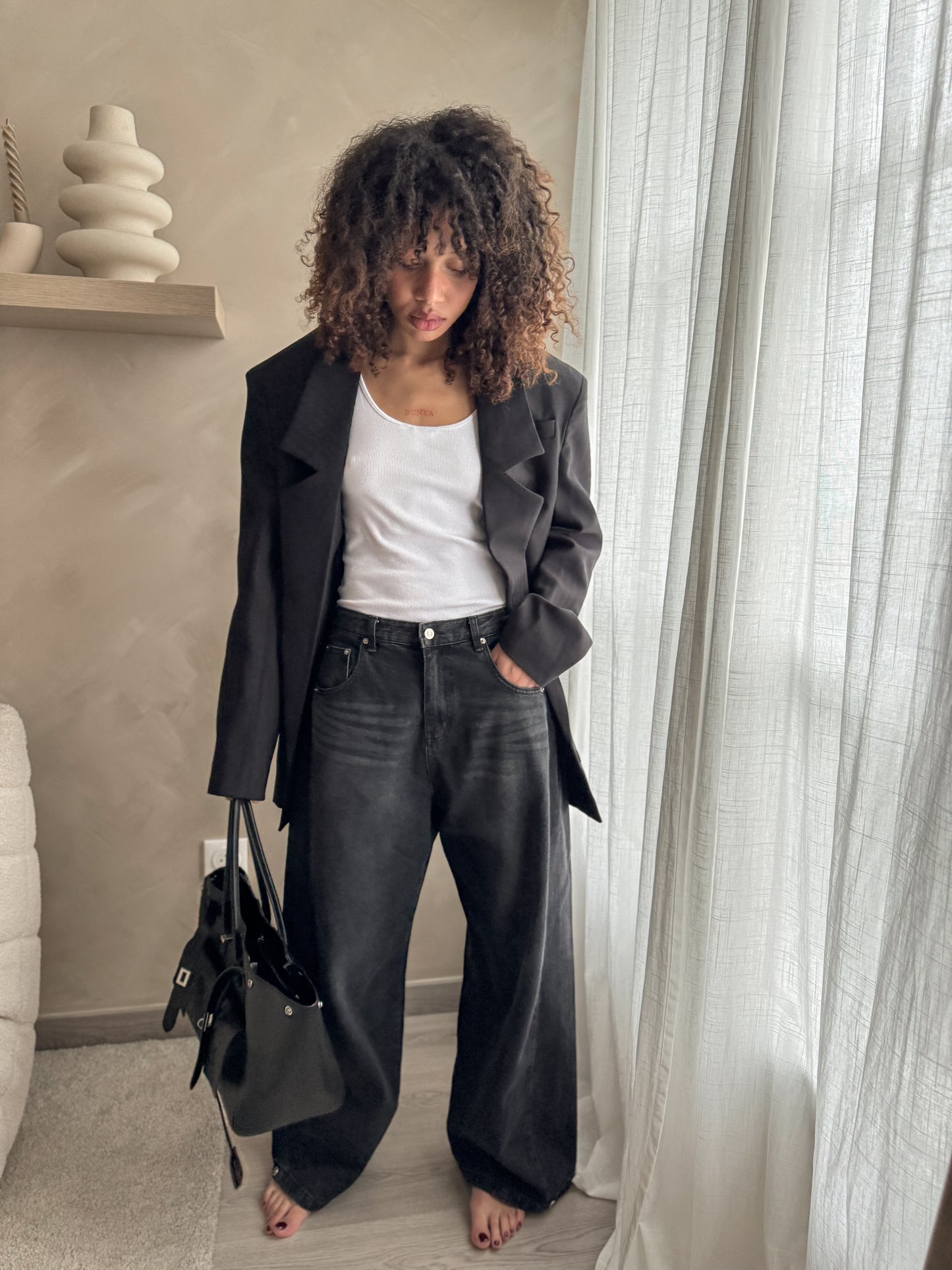 Jean SLOANE - Black Denim / PREMIUM