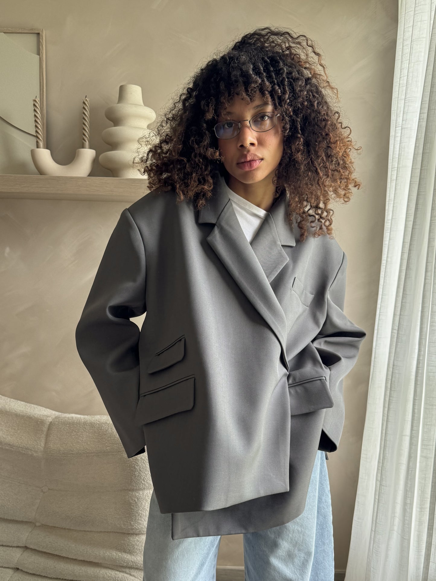 Blazer QUEEN - Charcoal / PREMIUM