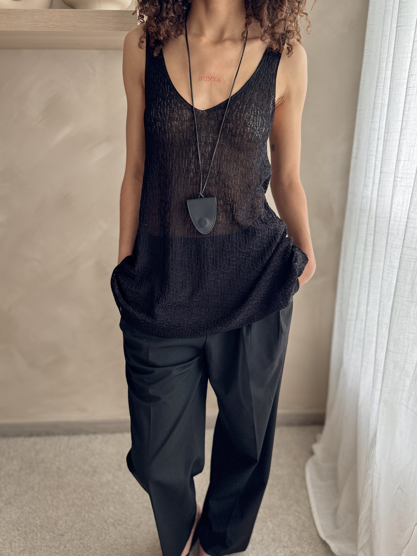 Top WILLIS - Black