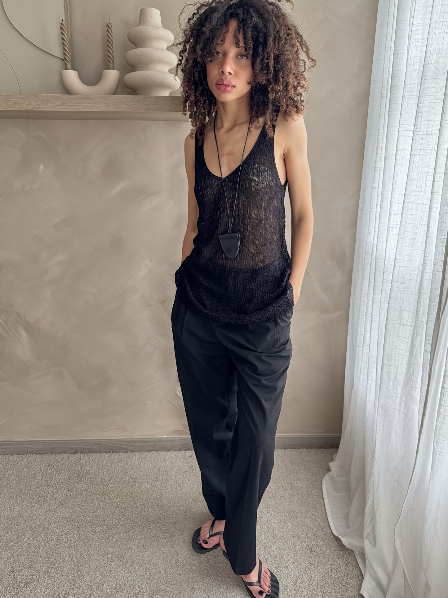 Top WILLIS - Black