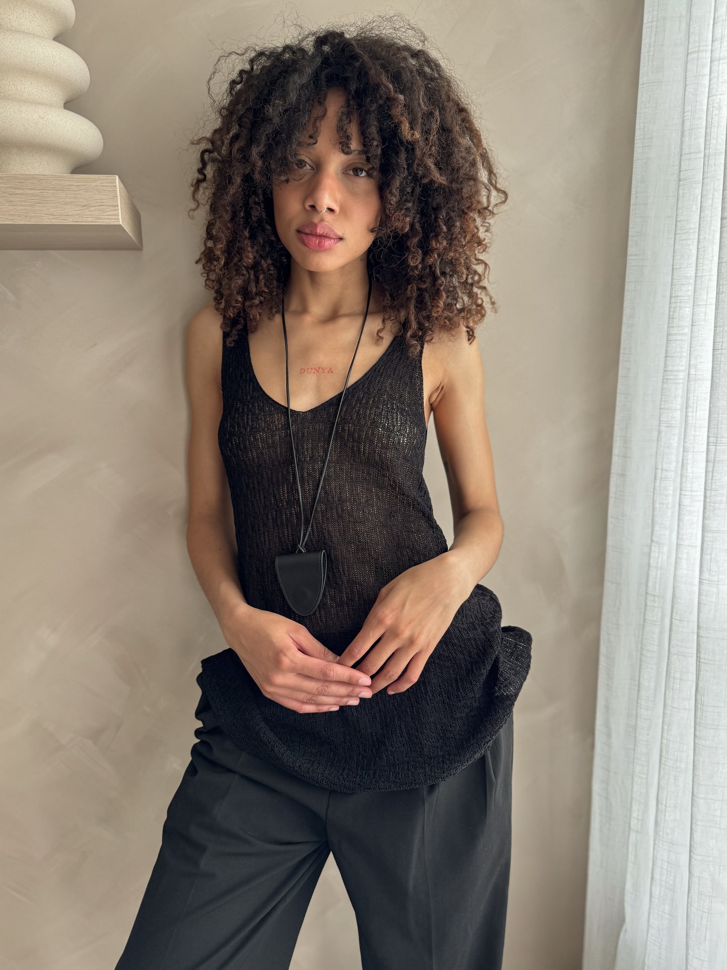Top WILLIS - Black