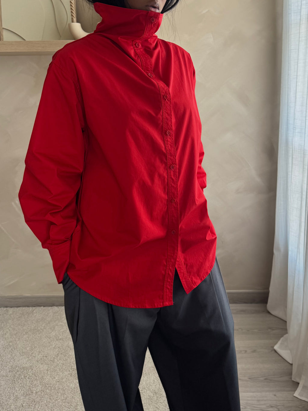 Chemise HIGH - INTENSE RED  / PRÉCOMMANDE