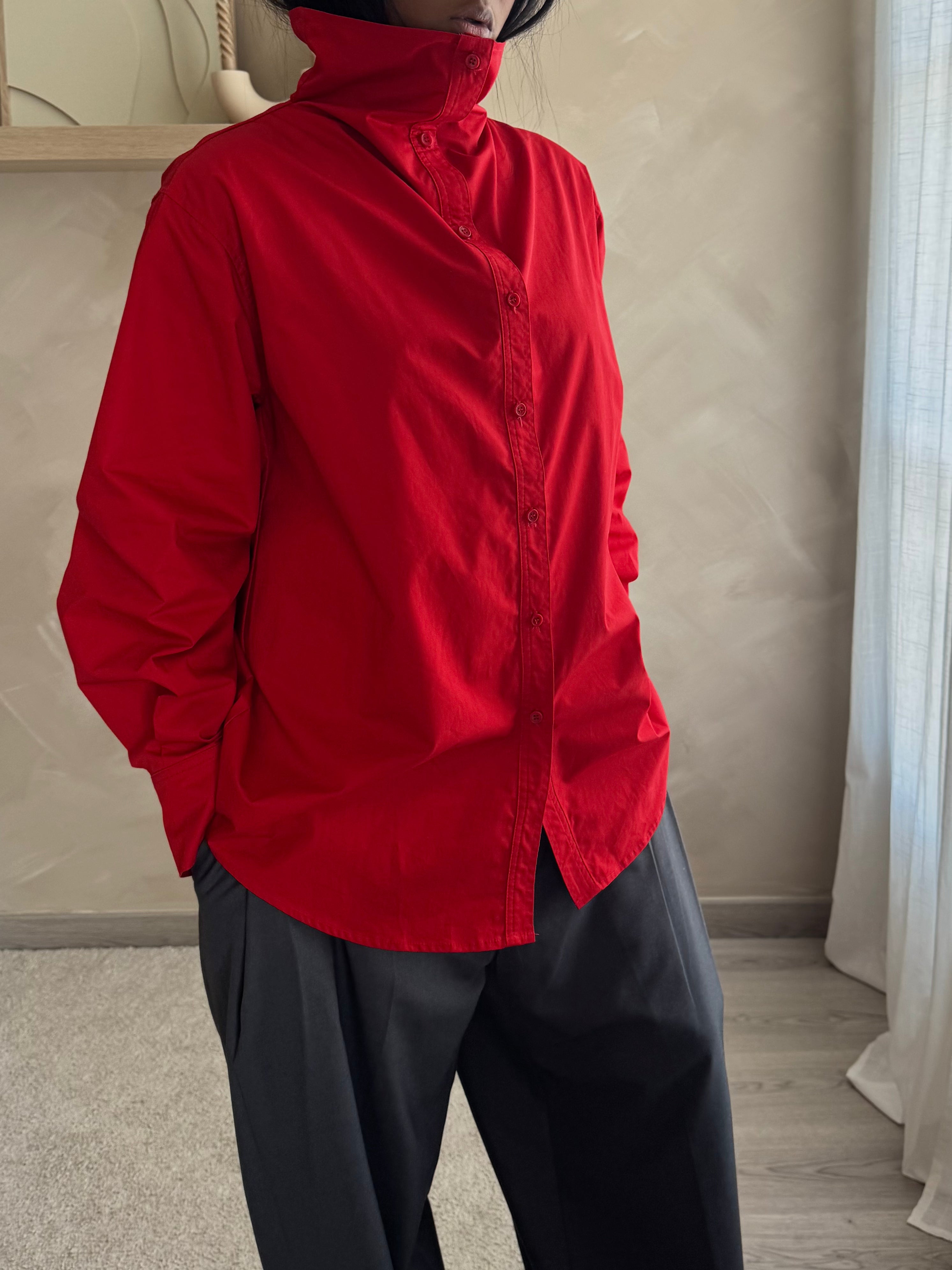 Chemise HIGH - INTENSE RED  / PRÉCOMMANDE