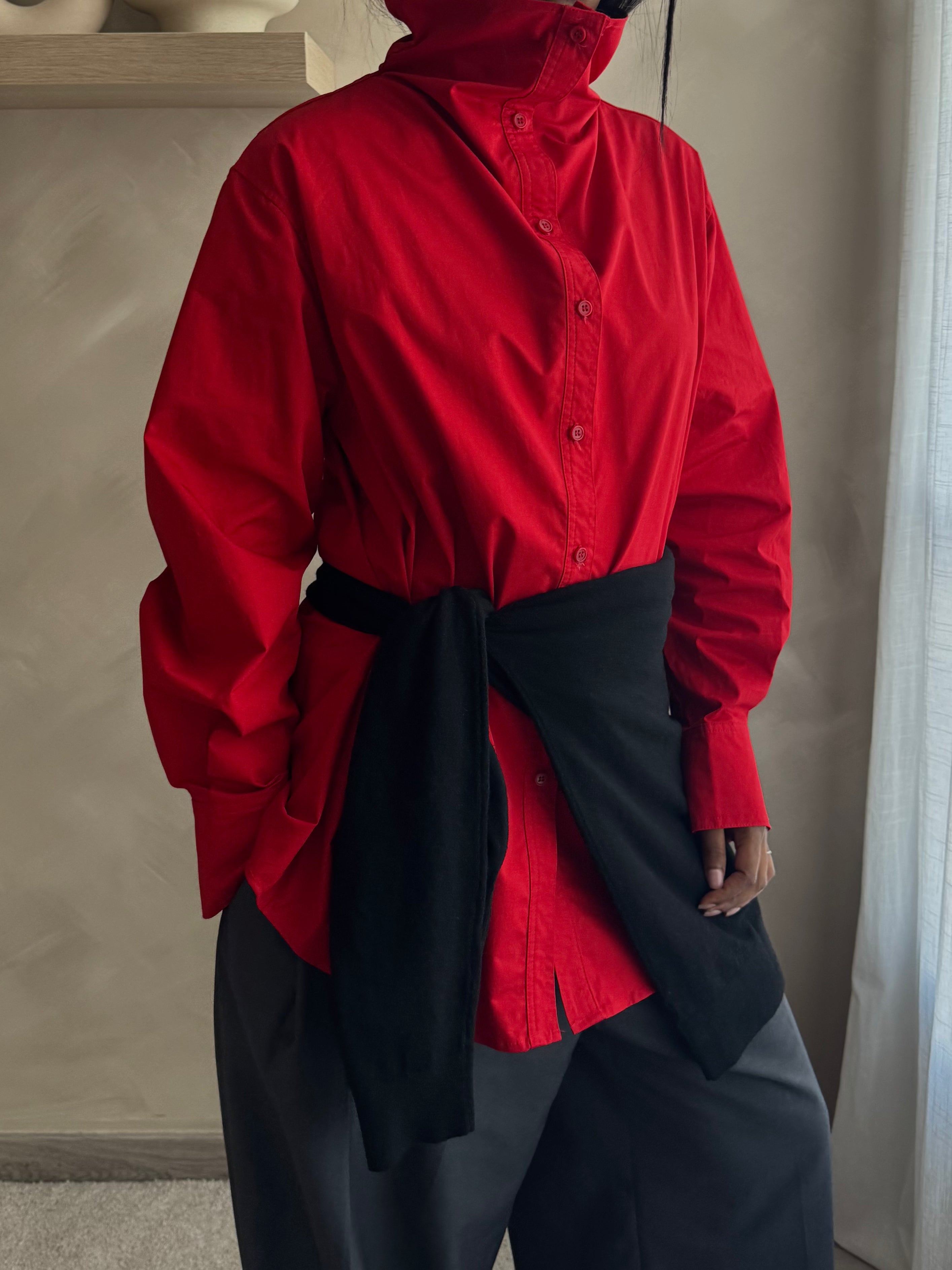 Chemise HIGH - INTENSE RED  / PRÉCOMMANDE