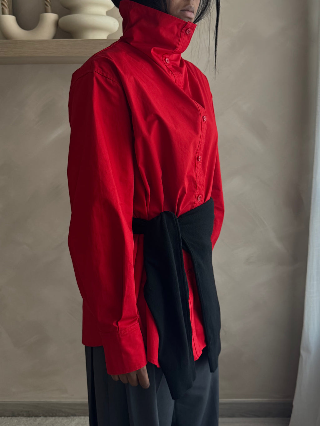 Chemise HIGH - INTENSE RED  / PRÉCOMMANDE