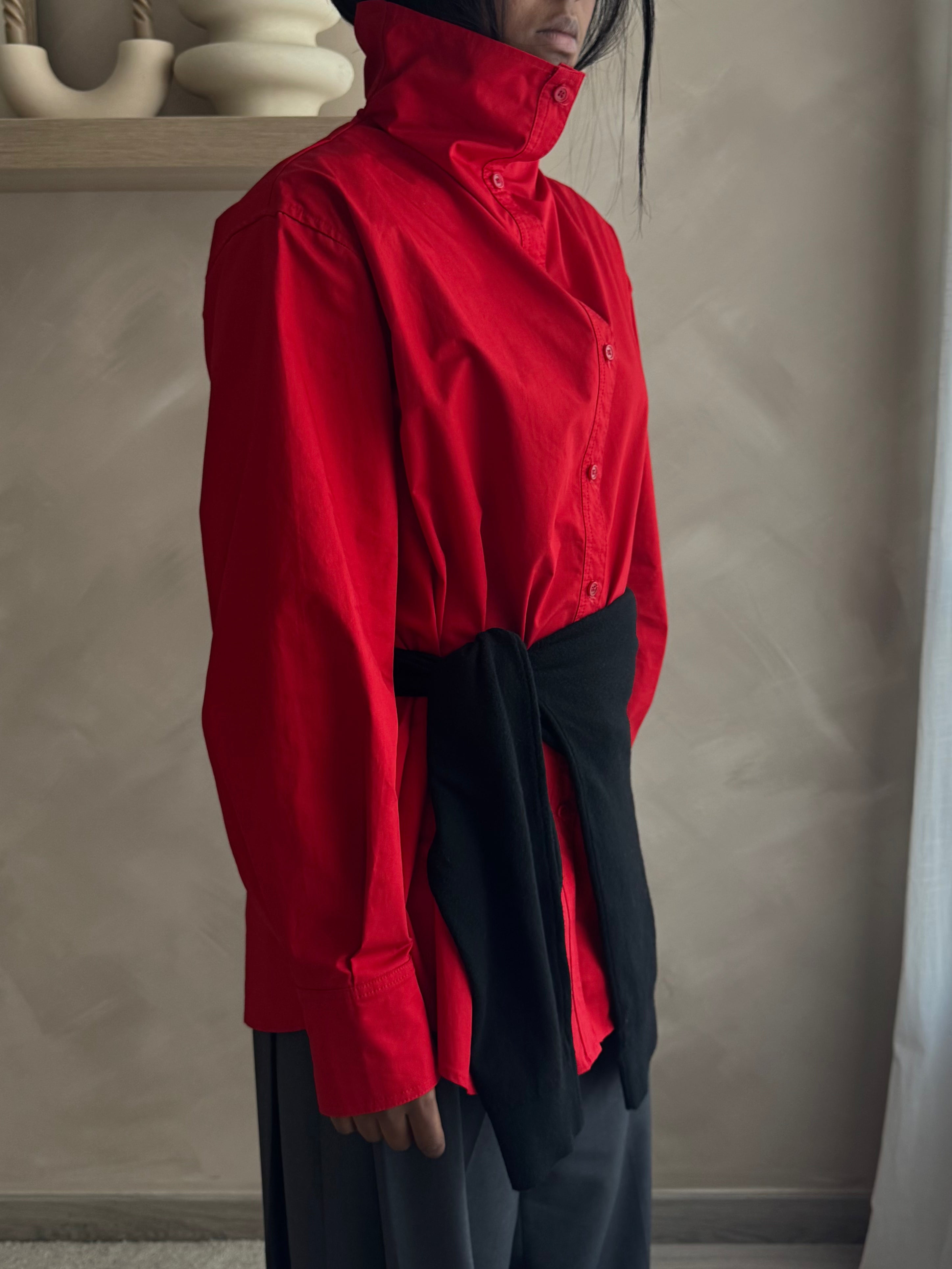 Chemise HIGH - INTENSE RED  / PRÉCOMMANDE