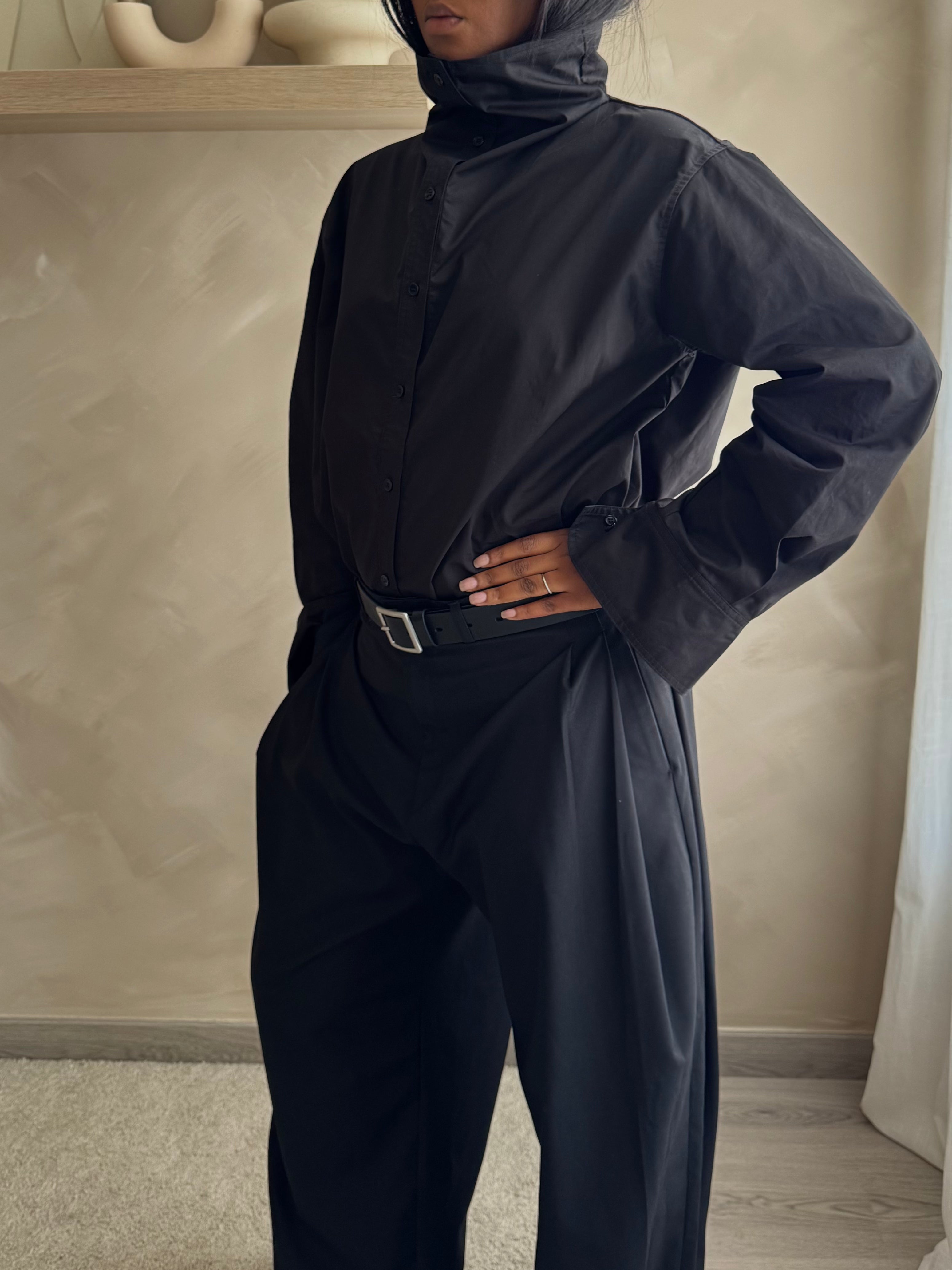 Chemise HIGH - DEEP BLACK