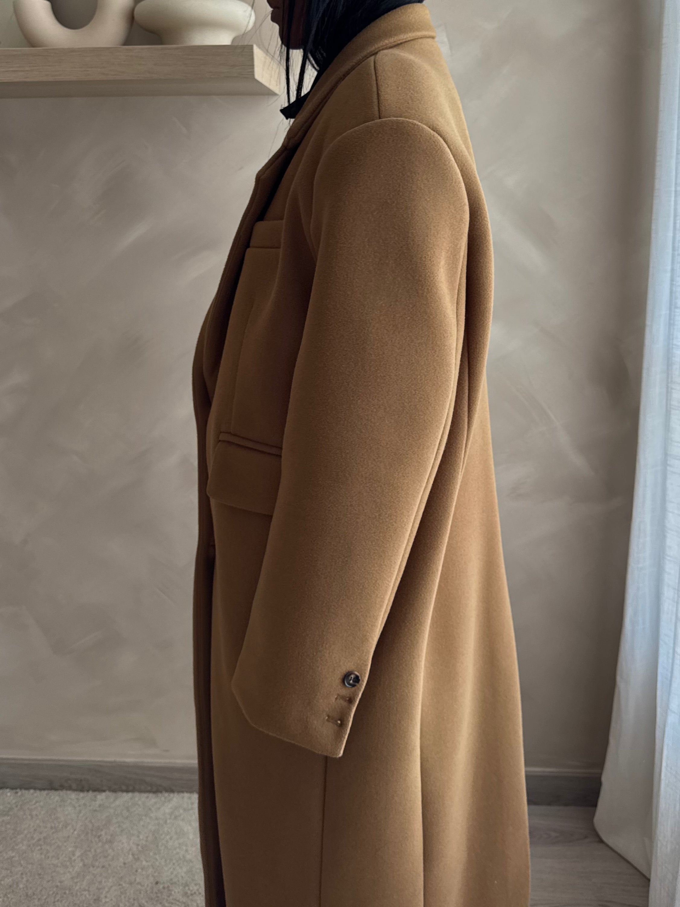 Manteau JUDE - WARM CAMEL  / PRÉCOMMANDE
