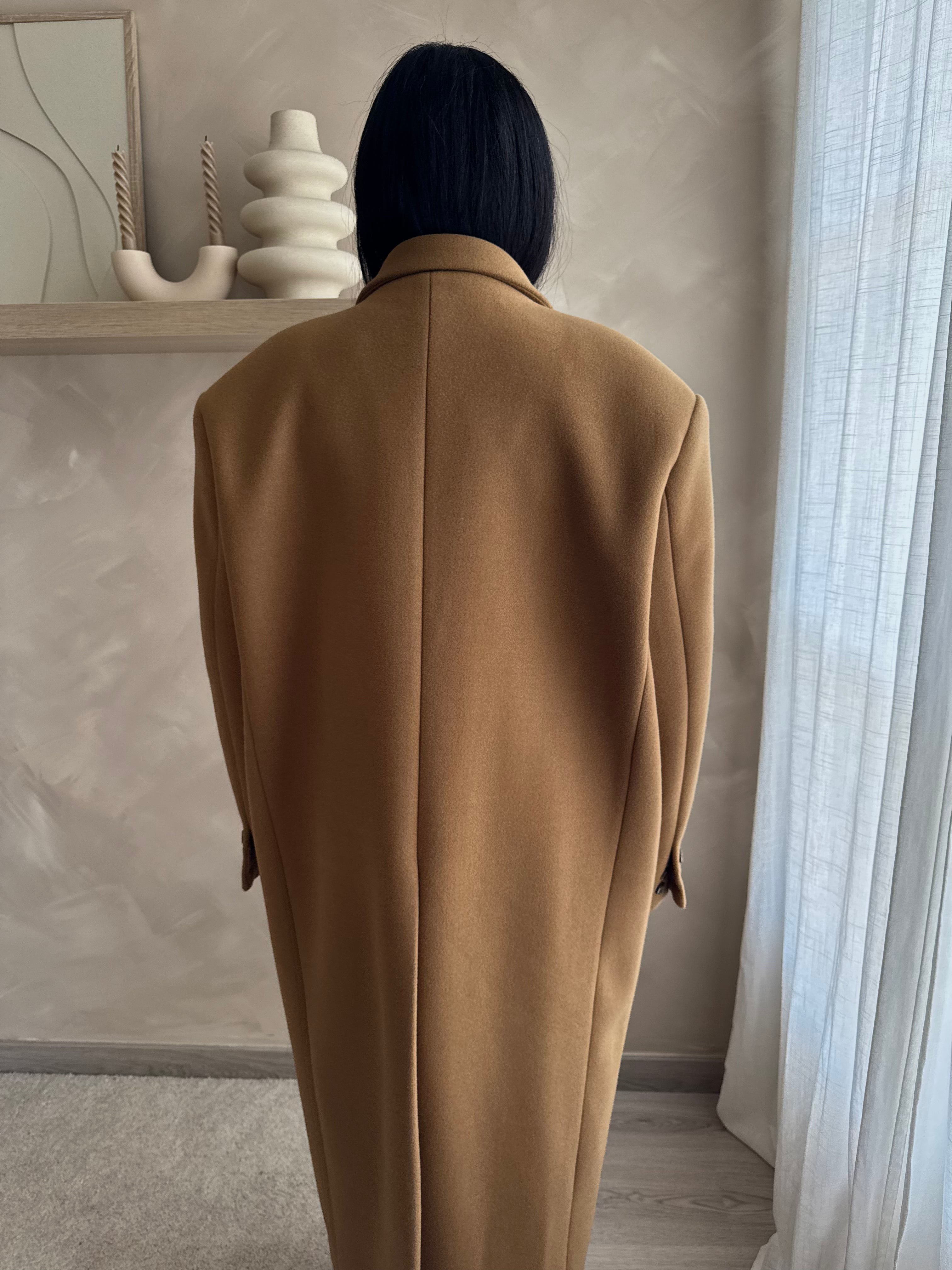 Manteau JUDE - WARM CAMEL  / PRÉCOMMANDE