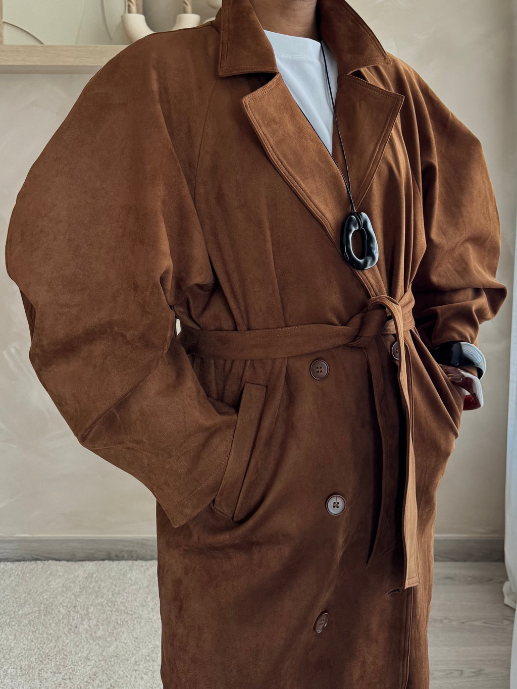 Trench coat CLOUD - CINNAMON