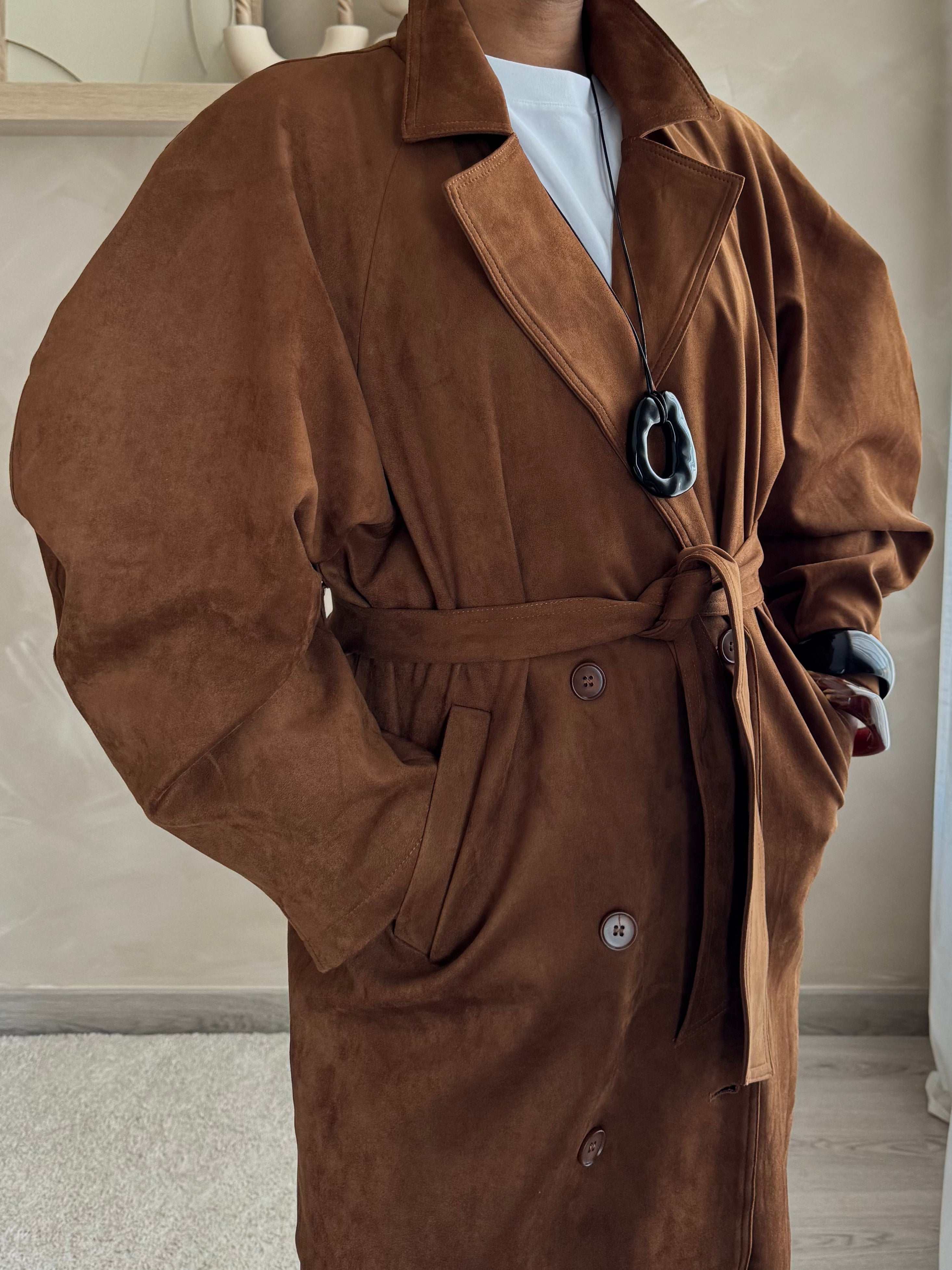 Trench coat CLOUD - CINNAMON