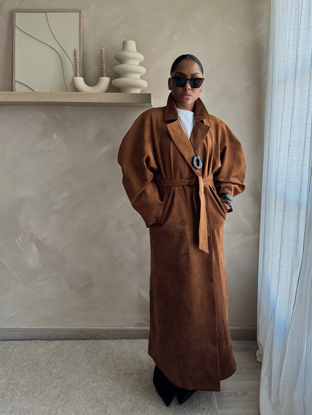 Trench coat CLOUD - CINNAMON