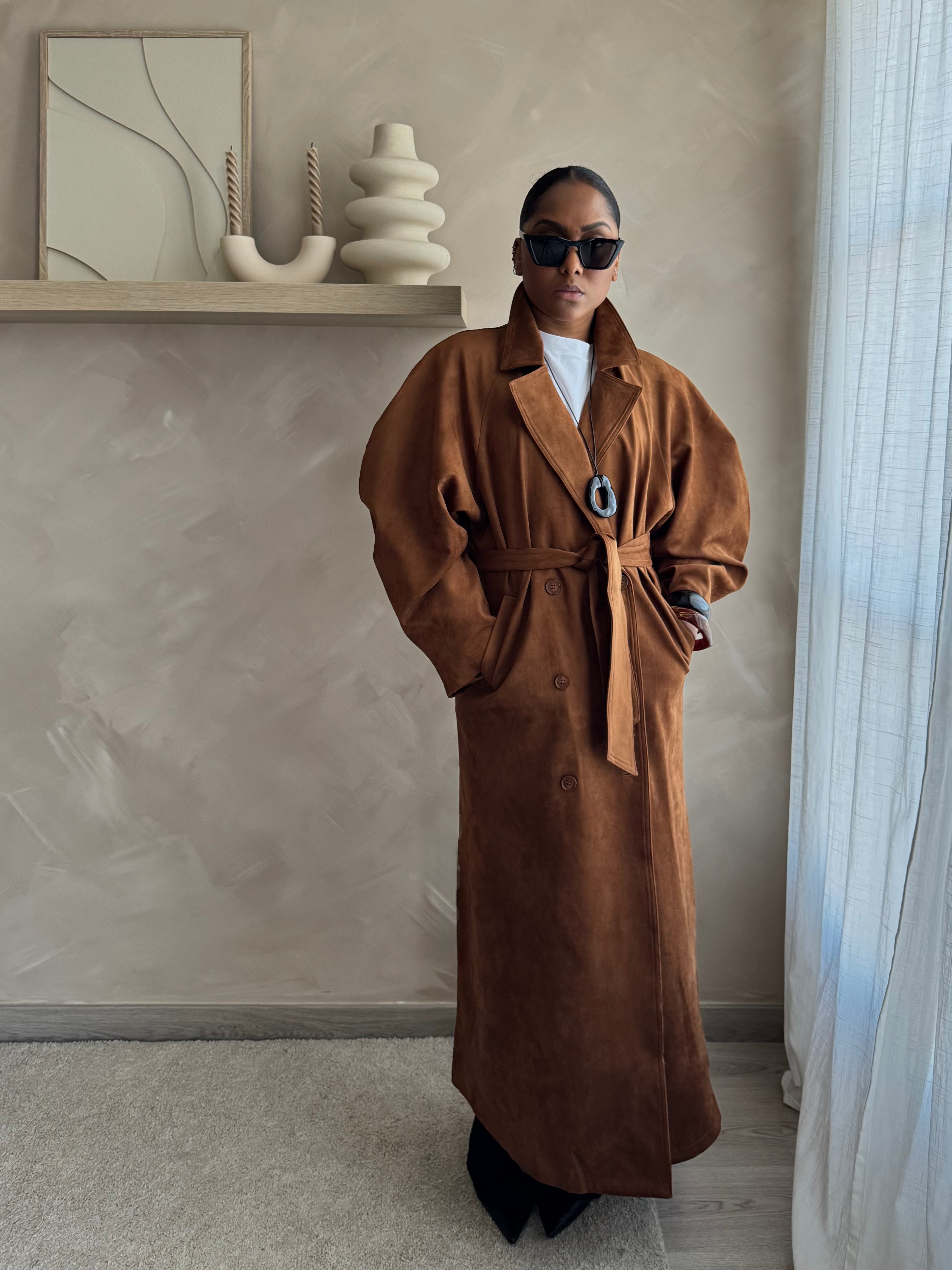 Trench coat CLOUD - CINNAMON