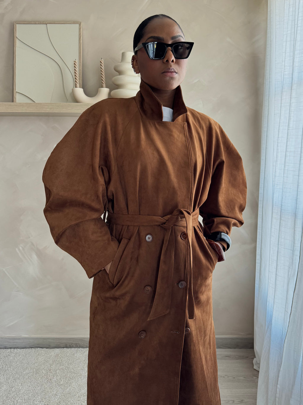 Trench coat CLOUD - CINNAMON