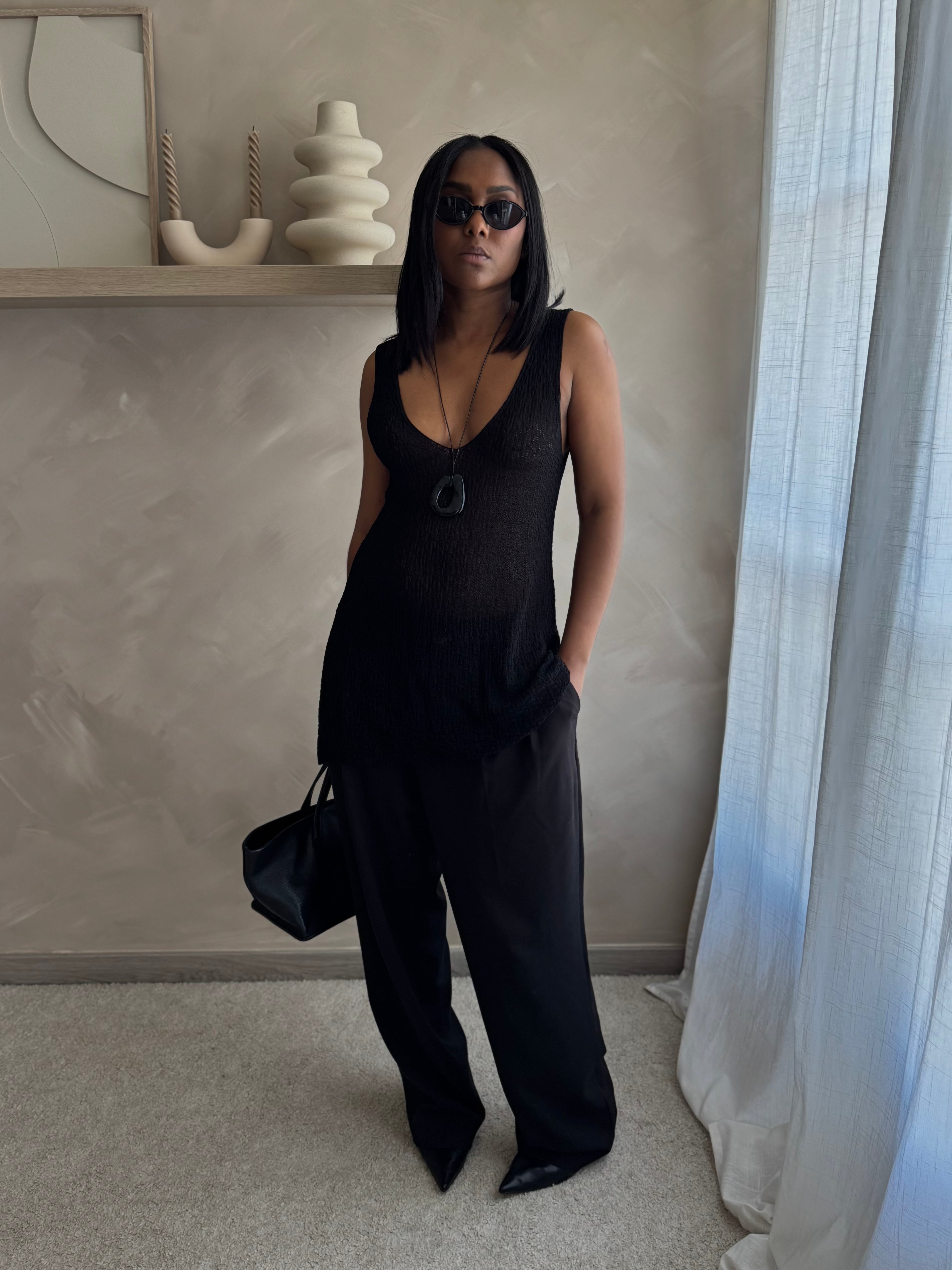 Top WILLIS - Black