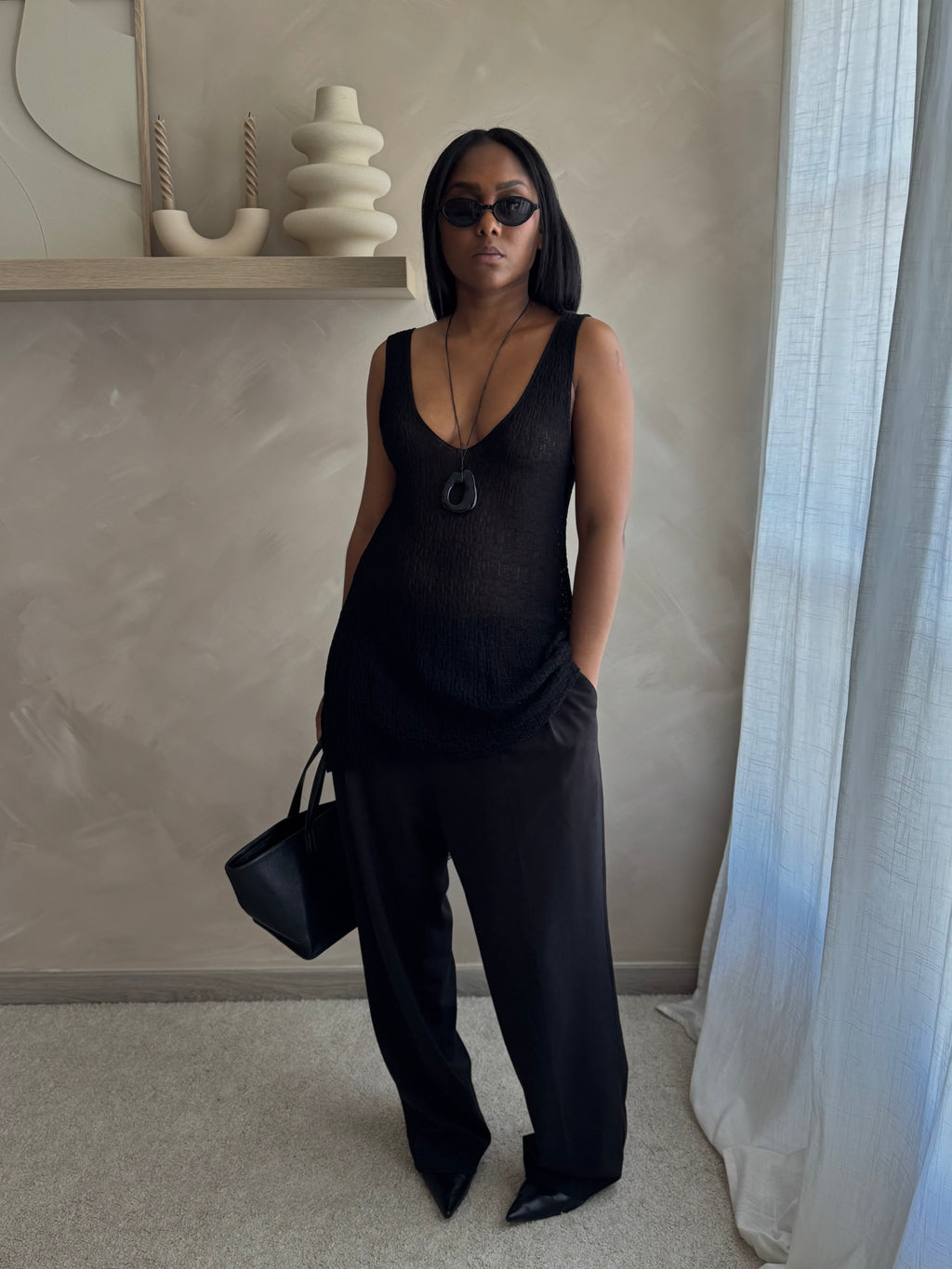 Top WILLIS - Black