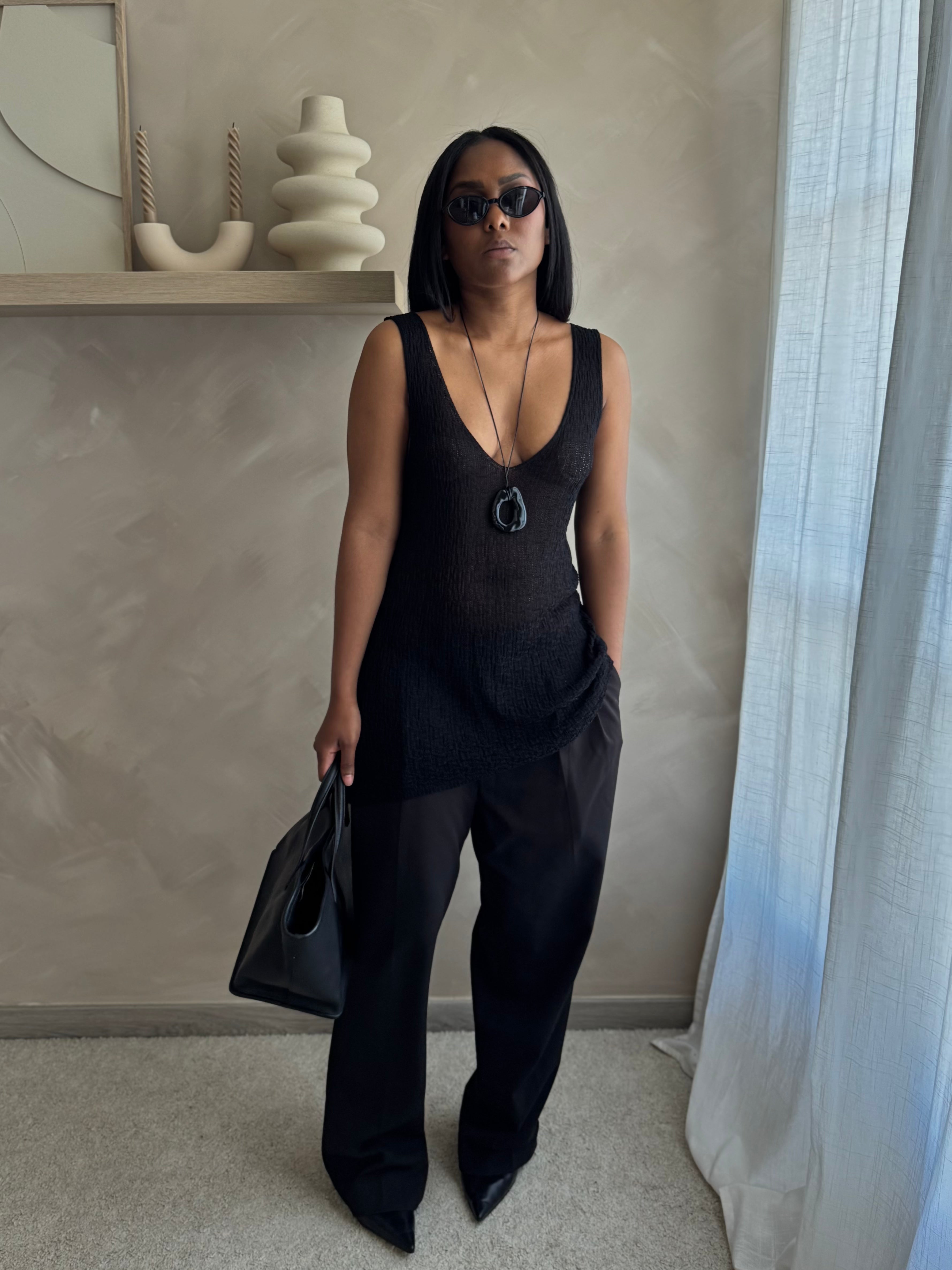 Top WILLIS - Black