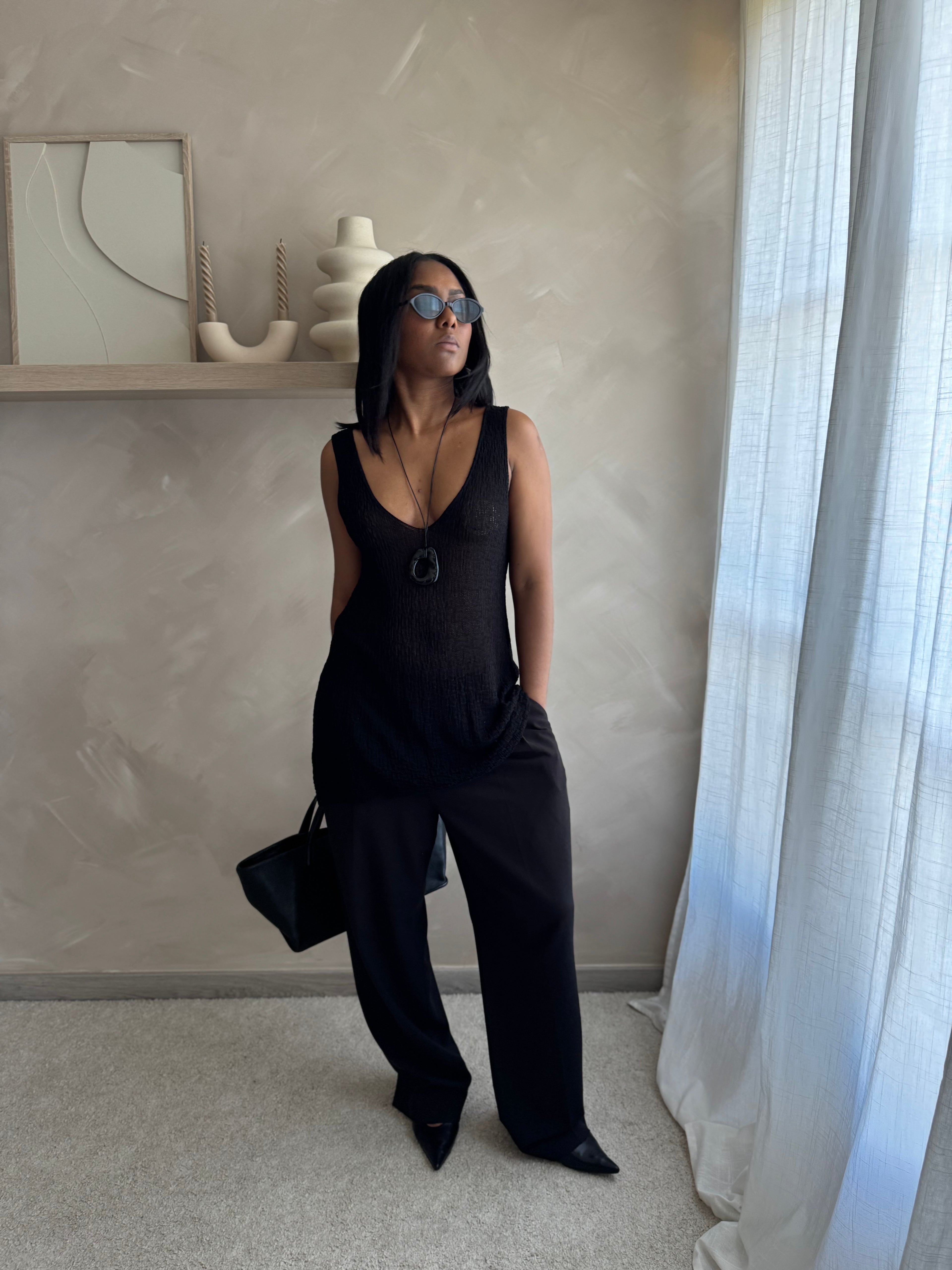 Top WILLIS - Black