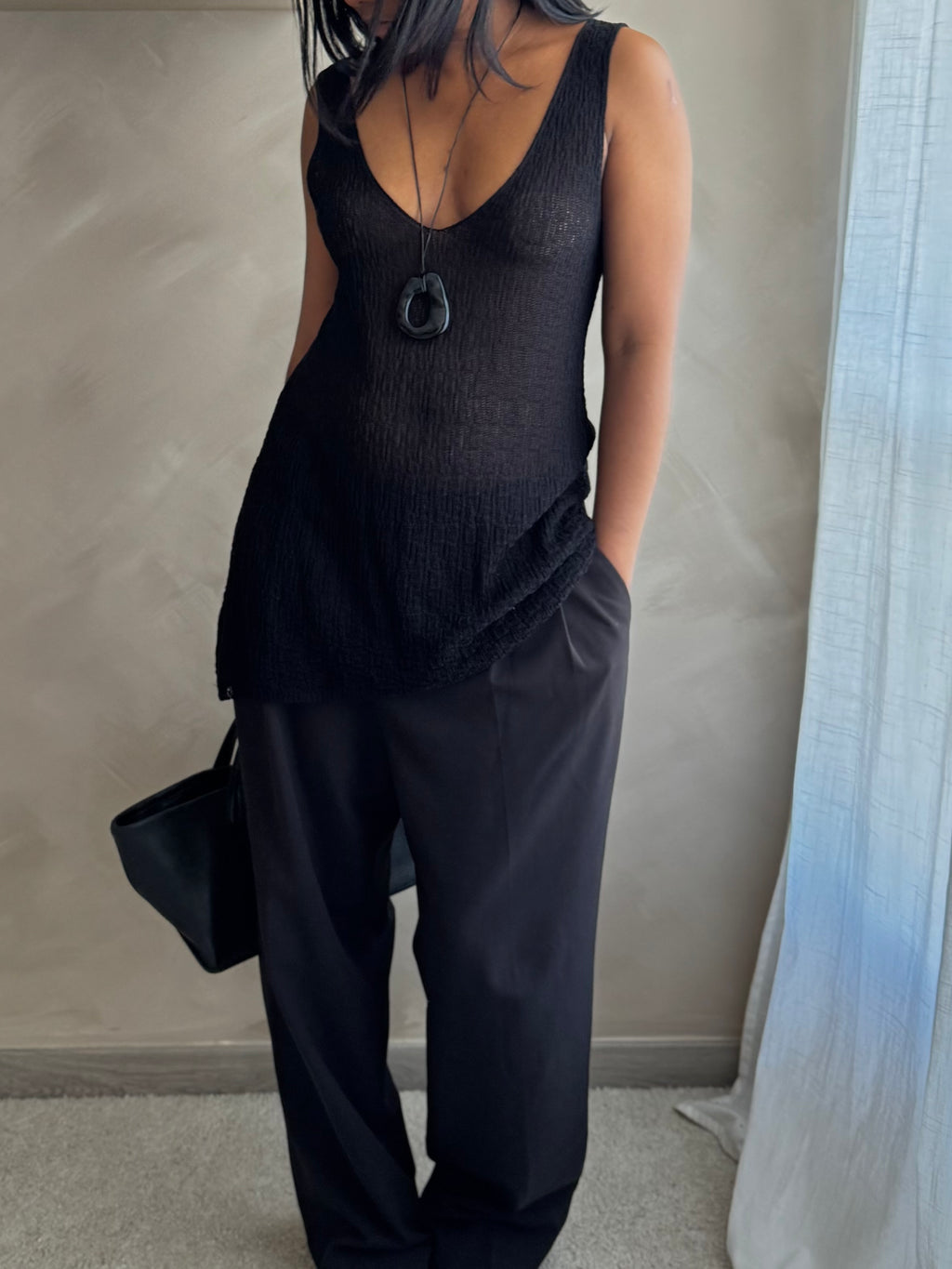 Top WILLIS - Black