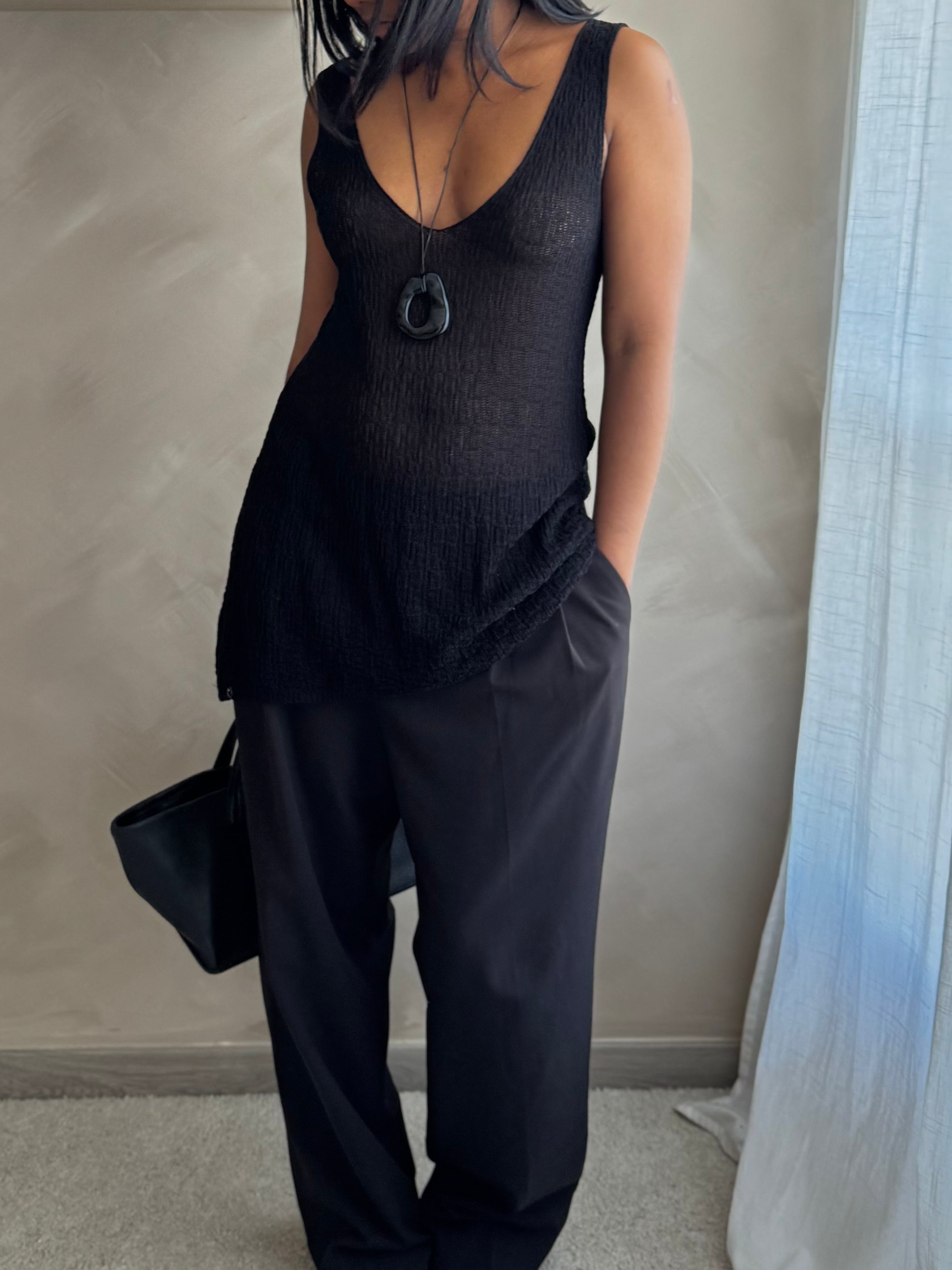Top WILLIS - Black