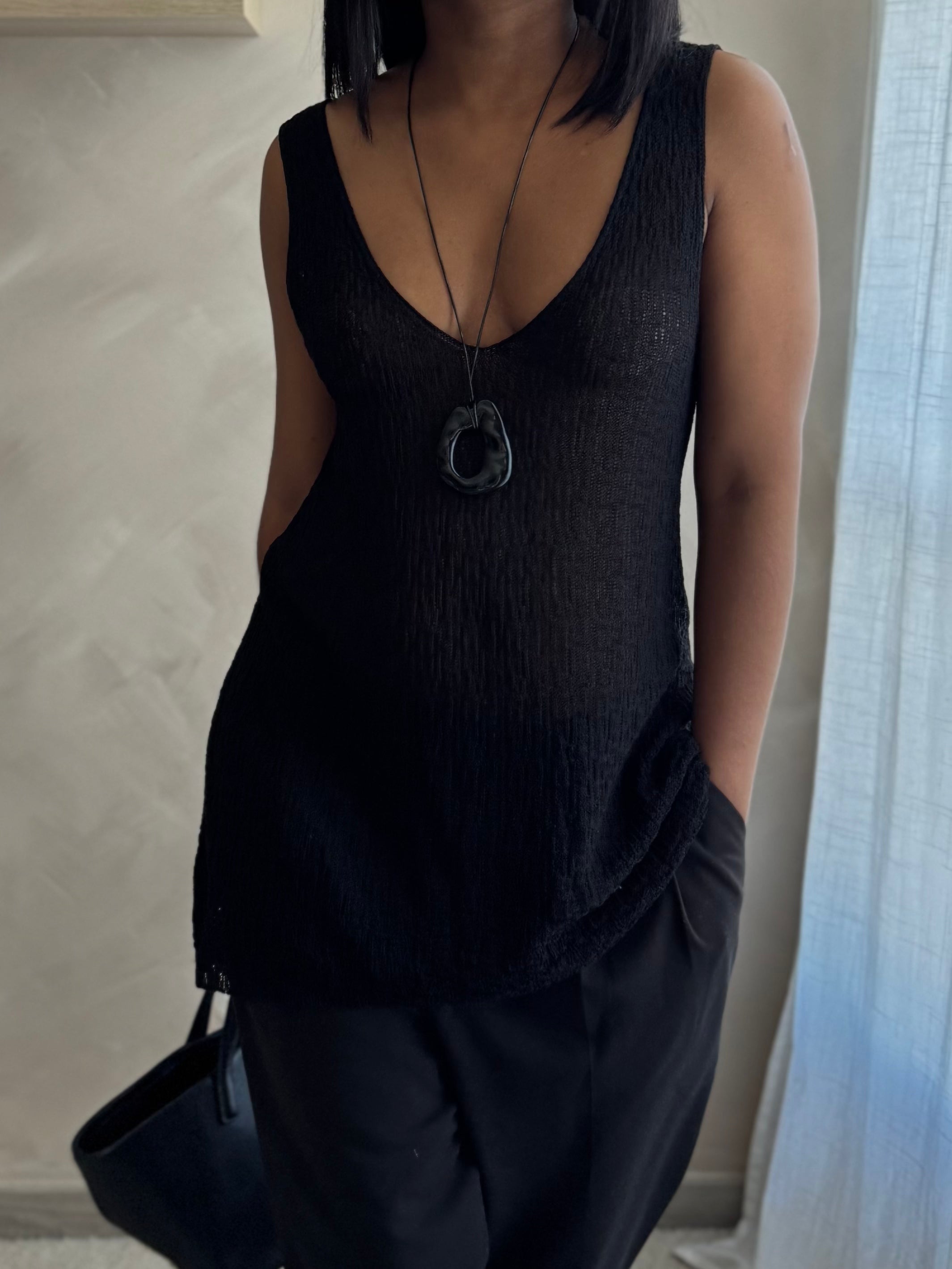 Top WILLIS - Black