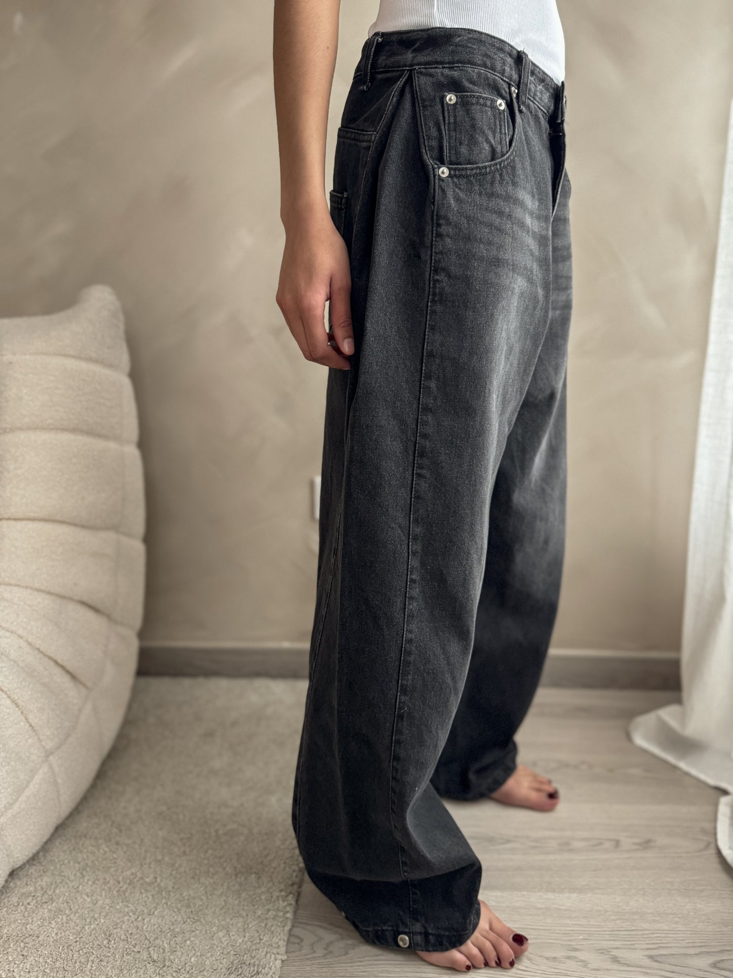 Jean SLOANE - Black Denim / PREMIUM