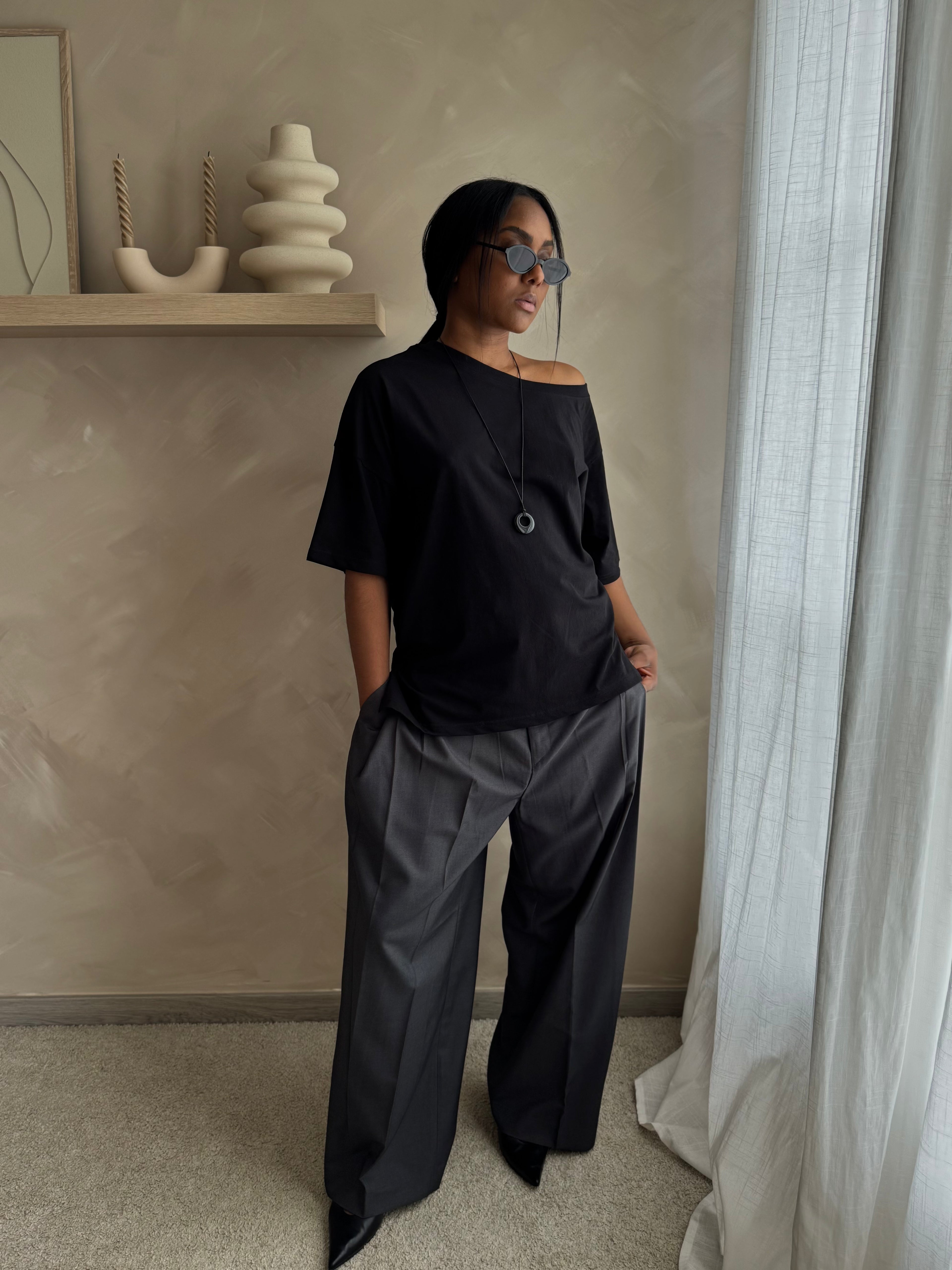T-shirt UNBALANCED - Deep Black