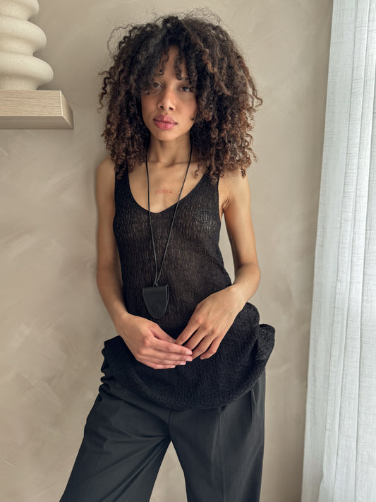 Top WILLIS - Black
